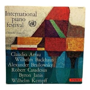 LP Claudio Arrau - International Piano Festival, A Benefit Concert Vinyl Record